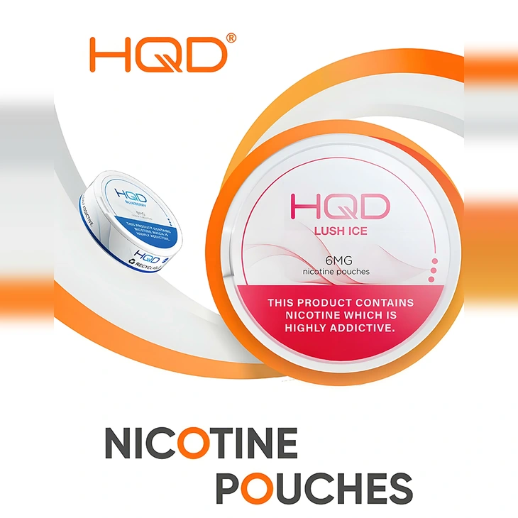 Bolsas de nicotina HQD de múltiples sabores