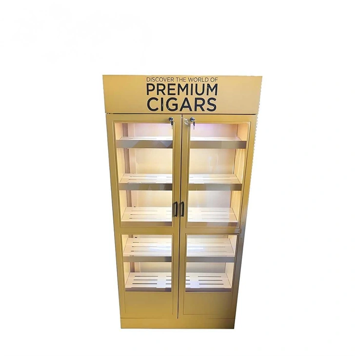 Gabinete de exhibición modificado para requisitos particulares OEM del metal Vape